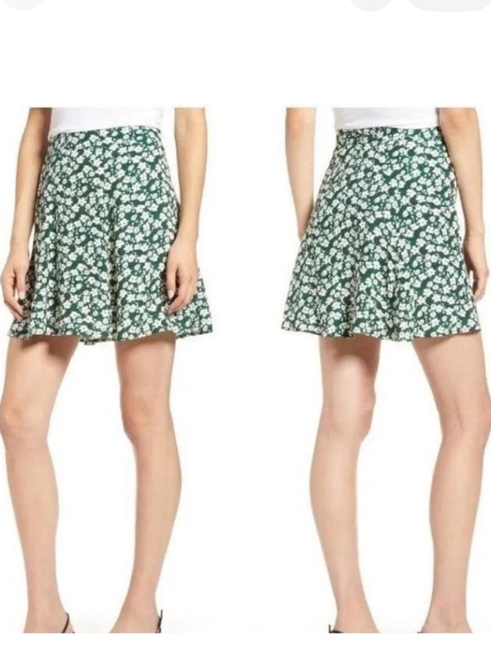 Reformation Flounce Floral
Mini Green Mini Skirt Size 0
